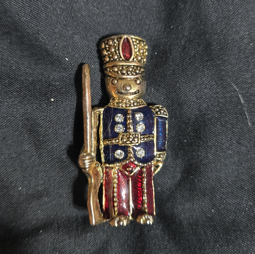 Toy Soldier/Nutcracker Brooch